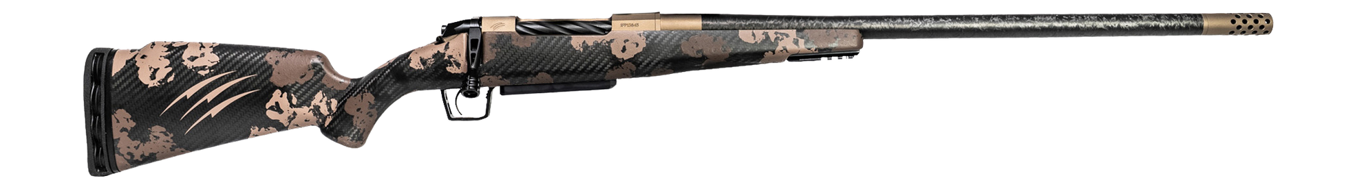 Fierce Firearms ROGSCX22CM20BRS Carbon Rogue XP 22 Creedmoor 3+1 20" Carbon Fiber Match Grade Threaded Barrel, Smoked Bronze Cerakote Steel Drilled & Tapped Receiver, BiPod Rail Forend, Sonora Ambush