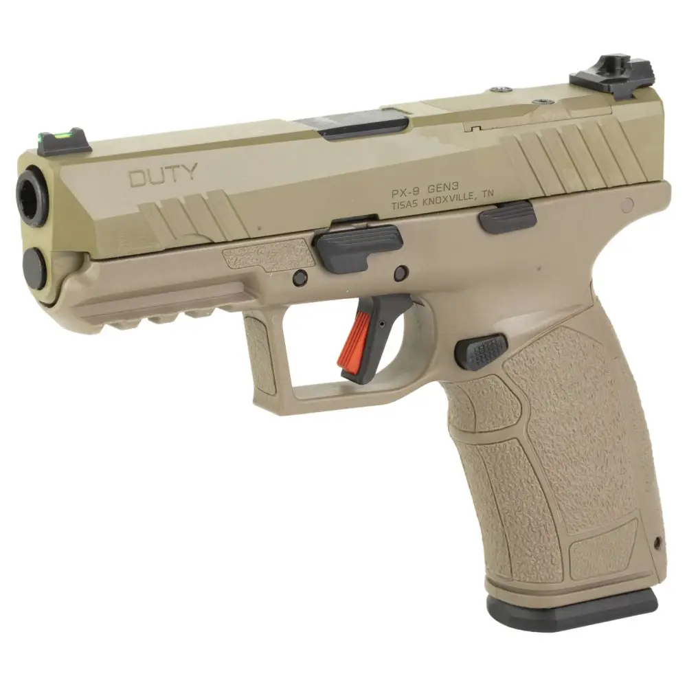 SDS TISAS PX-9DFDE 9MM 4.1" PISTOL FDE 18 & 20RD MAGS