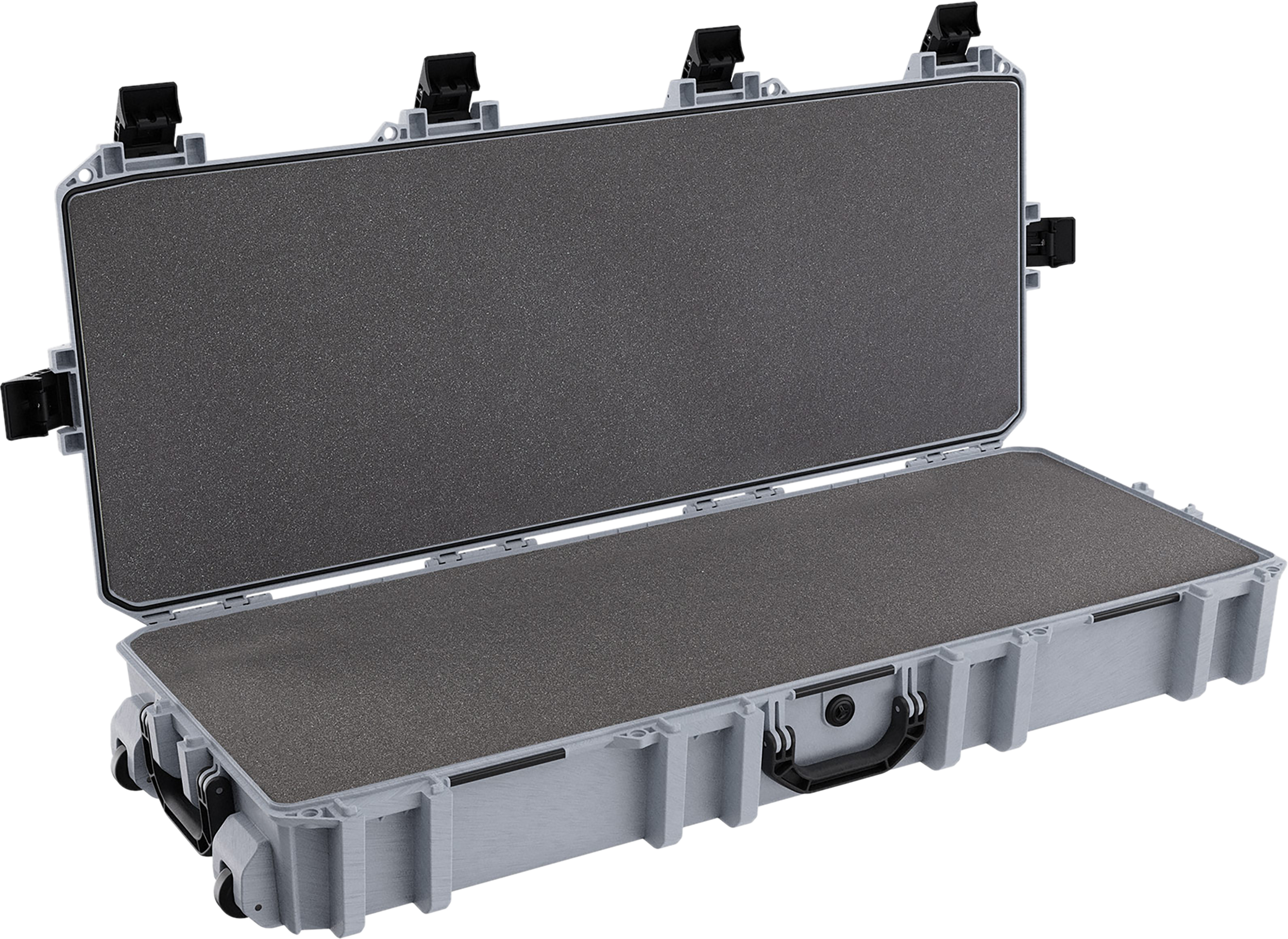 Pelican VCV7300000GRY Vault Double Rifle Case 44" Gray Polyethylene Foam Weather Resistant