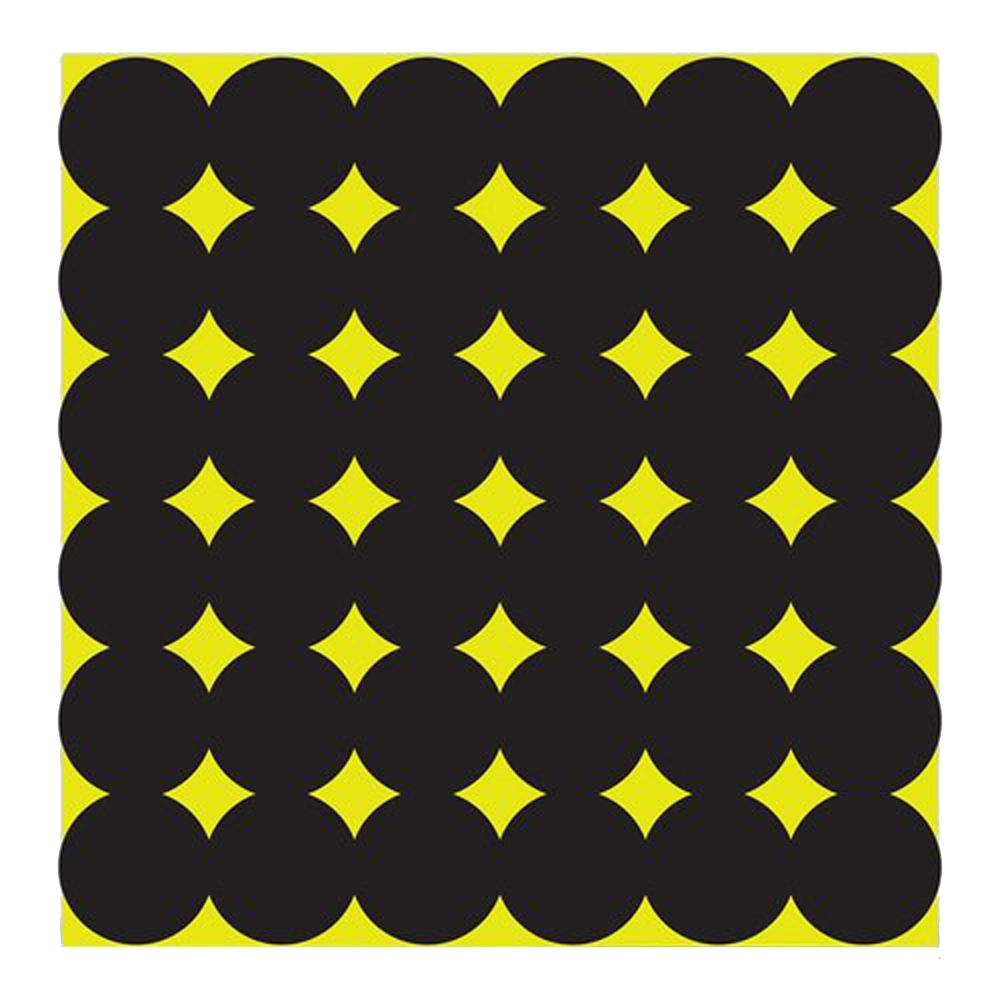 Birchwood Casey 34115 Shoot-N-C Pasters Black Adhesive Paper 1" 12 PK