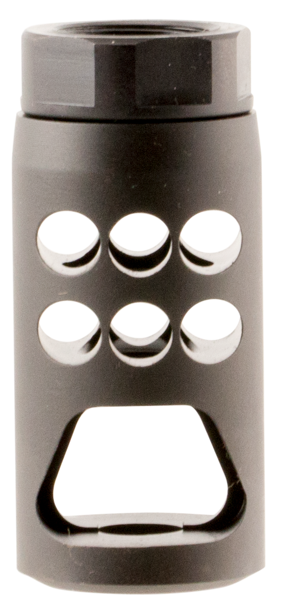 Ruger 90590 Hybrid Muzzle Brake Matte Black Steel 5/8"x24 Threads, 2.20" OAL 1" Diameter, 7.62x51mm NATO
