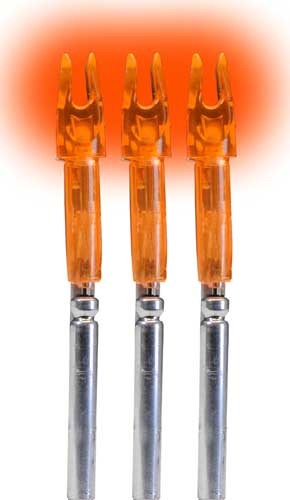LUMENOK LIGHTED NOCK X-SERIES HD ORANGE 3PK