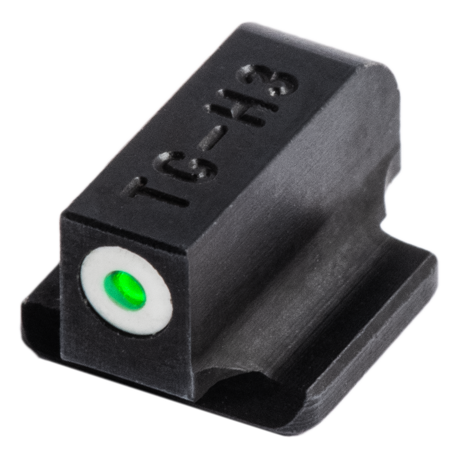 TruGlo TG231R2W Tritium Pro Black | Green Tritium White Outline Front Sight Green Tritium Rear Sight