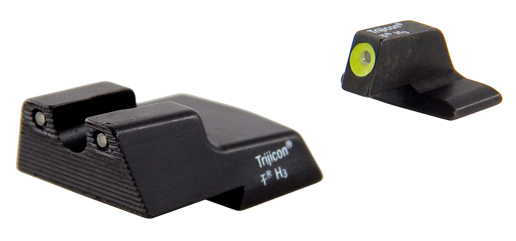 Trijicon 600602 HD Night Sights Green/Tritium Yellow Outline Front Sight-Green Tritium Black Outline Rear Sight H&K .45C/.45C Tactical