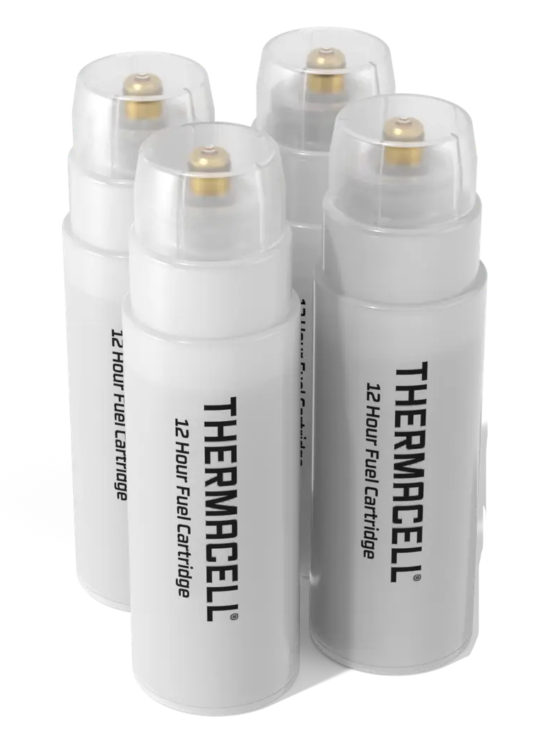 Thermacell C4 Repellent Refill White Effective 15 ft Odorless Scent Fuel Cartridge Repels Mosquito Effective Up to 48 hrs 4 Per Pkg