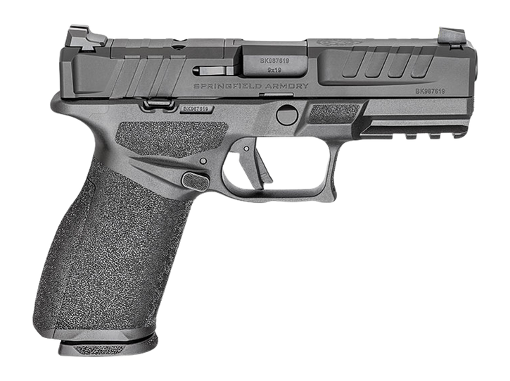 Springfield Armory EC9409BFCU15 Echelon 4.0FC 9mm Luger 15+1 4" Black Melonite Steel Barrel & Optic Ready/Serrated Slide, Black Polymer Frame w/Picatinny Rail, Ambidextrous