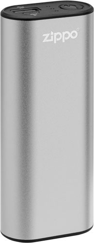 ZIPPO HEATBANK 6 RECHARGEABLE HAND WARMER SILVER