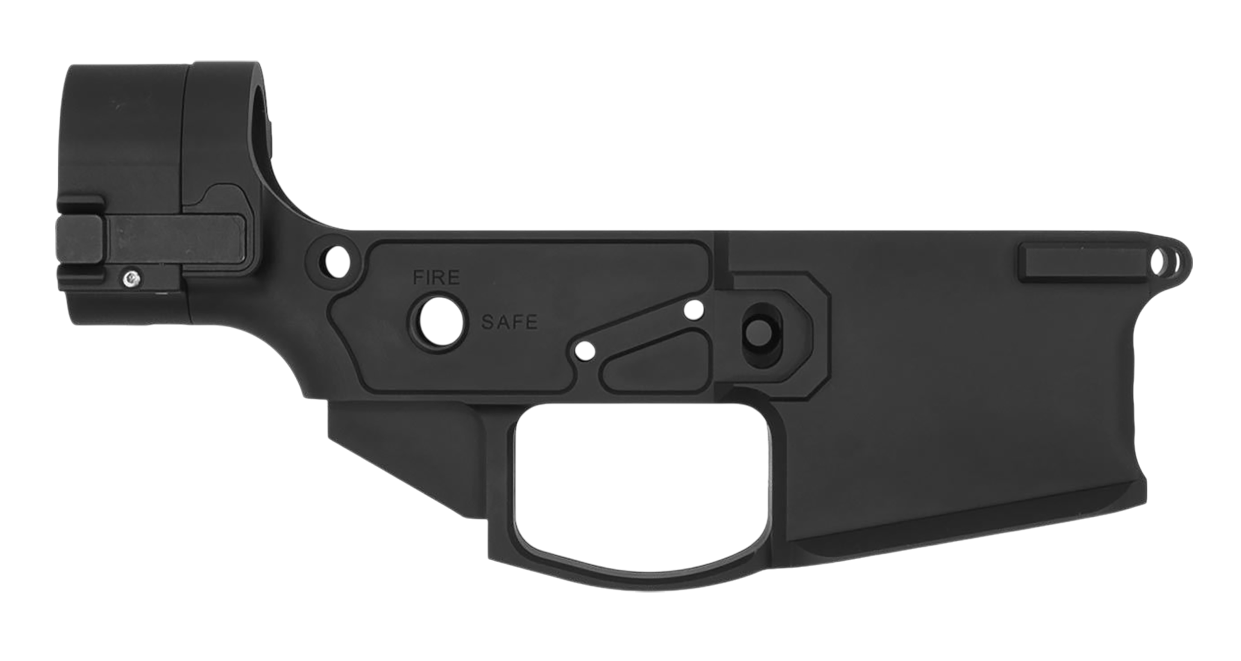Shield Arms SA-15-SLU SA-15 Stripped Lower Receiver Multi Aluminum Black Anodized for AR-15 Folding