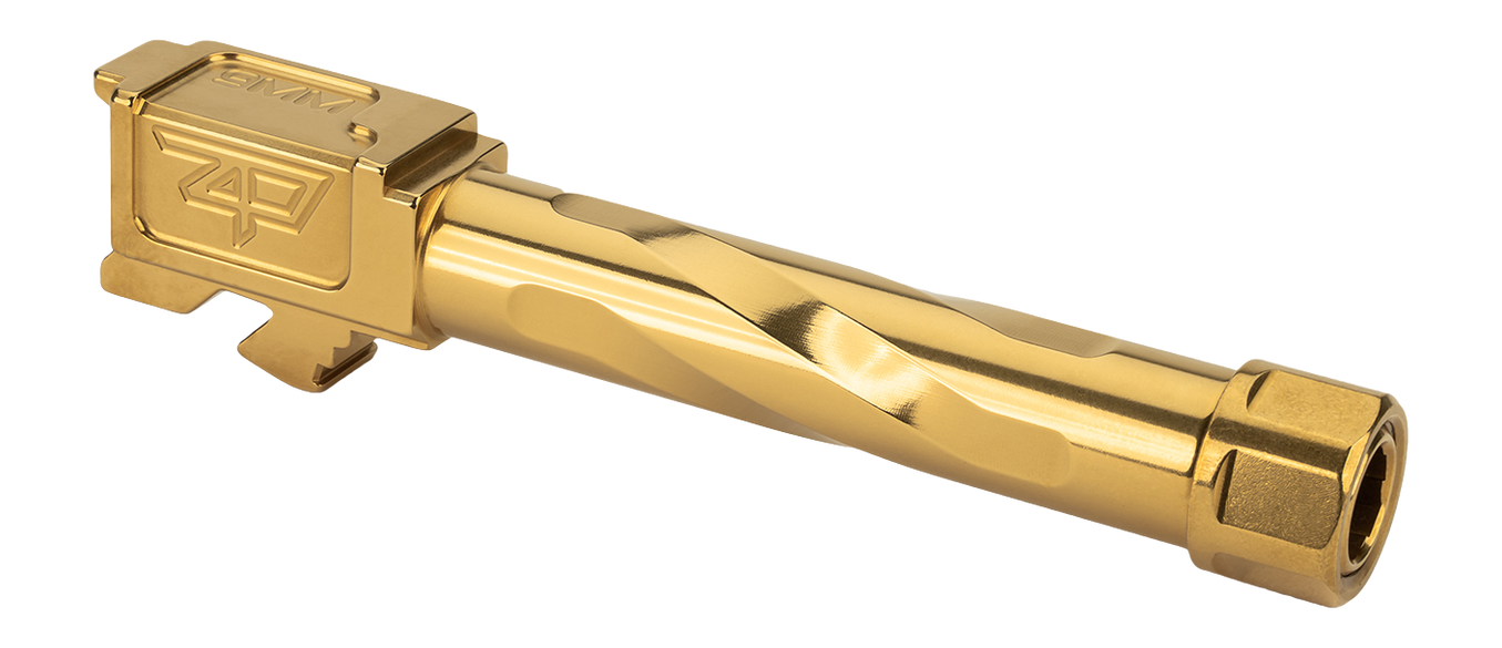 ZAFFIRI BA-G19G15-TH-GLD  THREADED BARREL G19 GLD