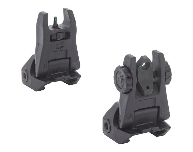 MEPRO 407100     CABS-FLIP BACKUP SGHT BLK