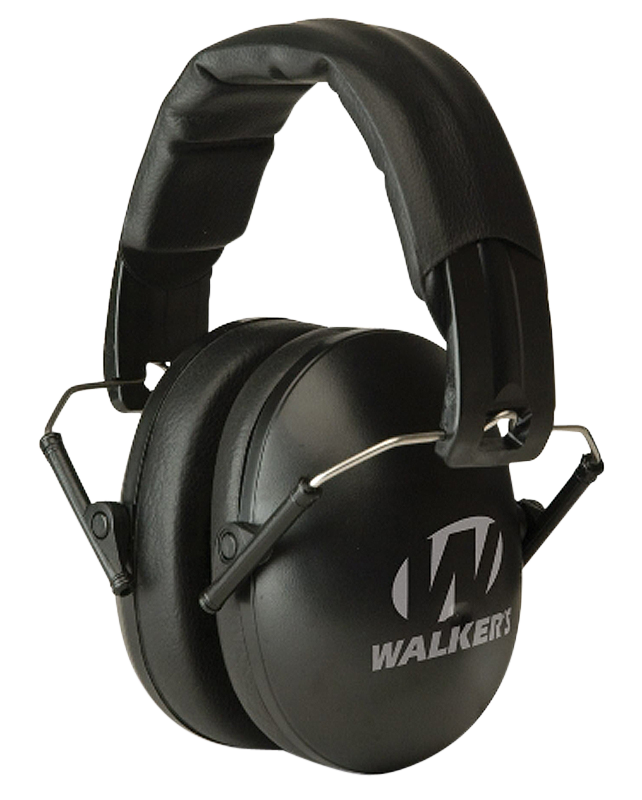 Walker's GWPYWFM2BLK Folding Muff 23 dB Over the Head Black Polymer Fits Youth/Women