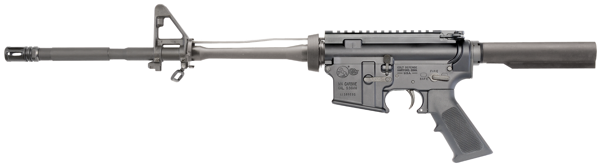 Colt Mfg LE6920OEM1 M4 Carbine 5.56 NATO 30+1 16.10" Barrel w/Muzzle Brake, Black Metal Finish, A2 Front Sight, Black Polymer Grip