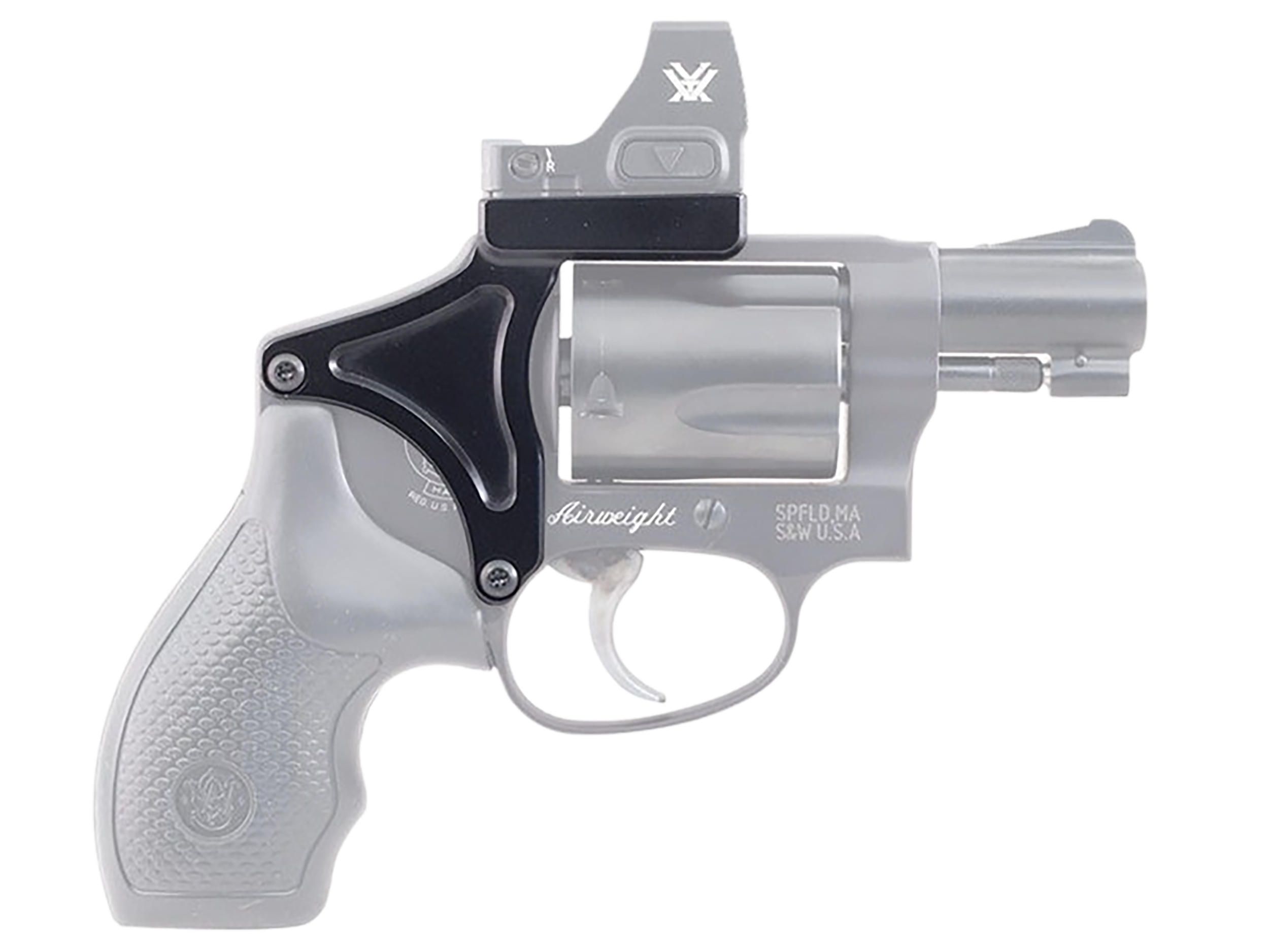 Shield Arms SAROC442RMR Revolver Optic Conversion  Black Aluminum RMR Footprint Mount Revolver
