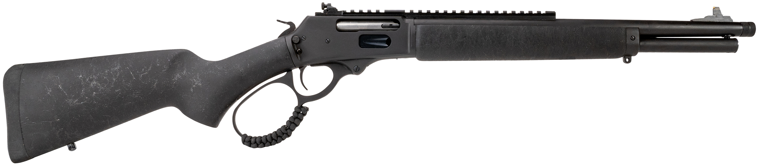Rossi 954570161TB R95 Triple Black 45-70 Gov 5+1 16.50" Black Oxide Steel Barrel Picatinny Rail Fixed Wood Stock