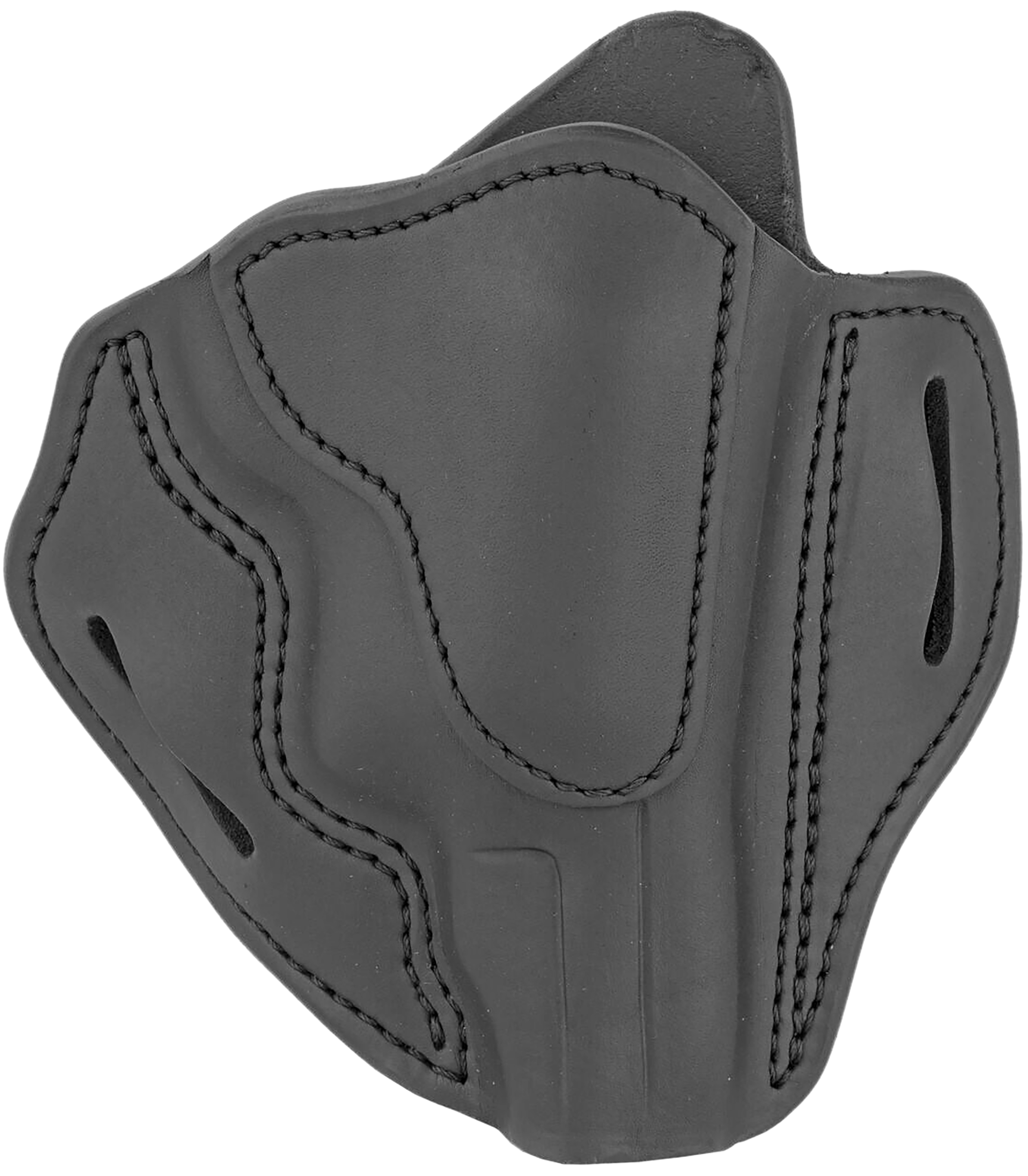 1791 Gunleather RVH3SBLR RVH3  OWB Size 03 Stealth Black Leather Belt Slide/S&W Governor Right Hand