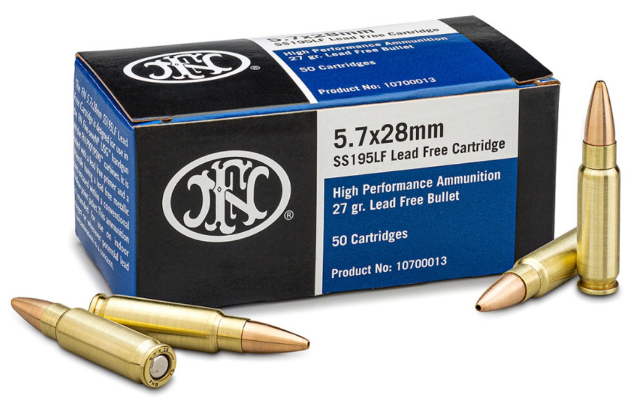 FN AMMO 5.7X28MM SS195LF LEAD FREE 50/40