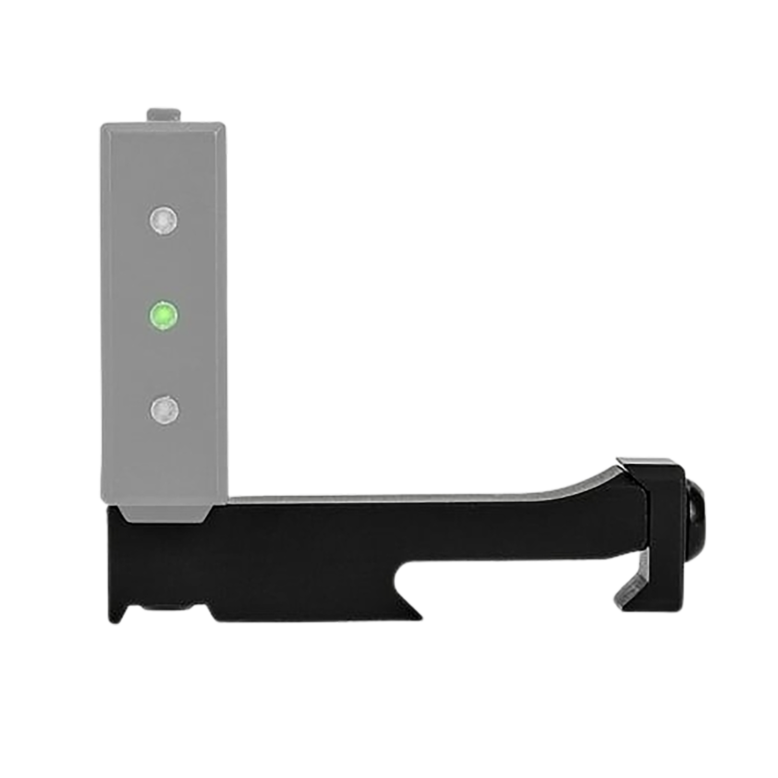 Mdt Sporting Goods Inc 109940BLK Vertical V-Mount  Extended Black Aluminum Compatible w/ Send It Gen2