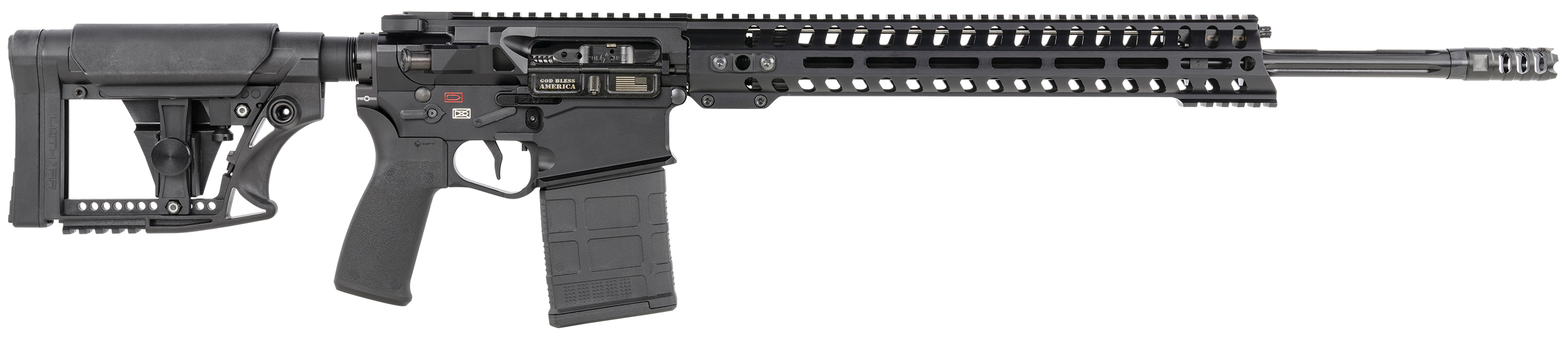 Patriot Ordnance Factory 01566 Revolution Gen4 6.5 Creedmoor 20" 20+1 Black Hard Coat Anodized Adjustable Magpul PRS Stock