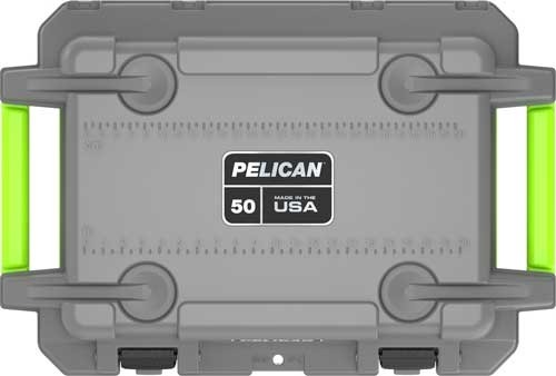 PELICAN COOLERS IM 50 QUART ELITE DARK GRAY/GREEN