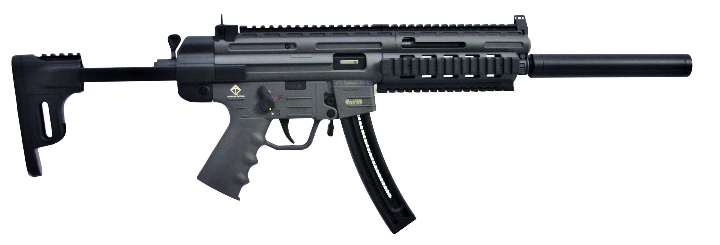 GSG GSGGERGGSG1622S GSG-16 Carbine Full Size 22 LR 22rd 16.25" Black Smoke Polymer Receiver Black Collapsible w/Storage Compartment Stock Right Hand