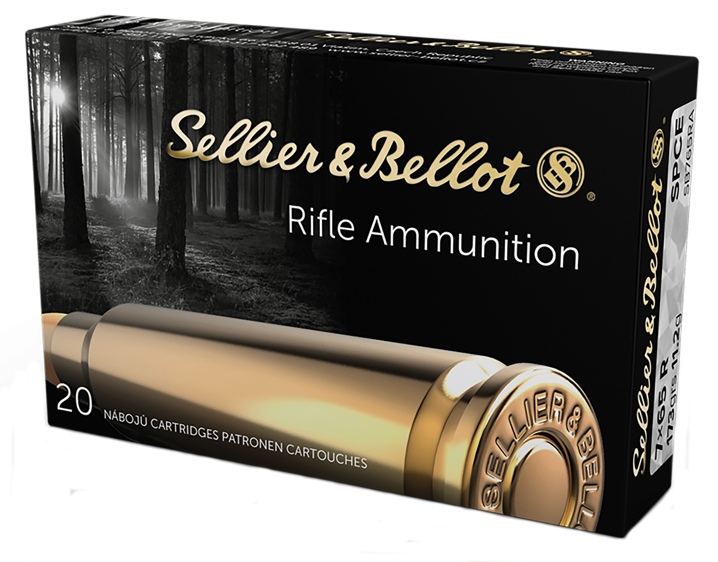 Sellier & Bellot SB765RA Rifle  7x65mmR 173gr Soft Point Cut Through Edge 20 Per Box/20 Case