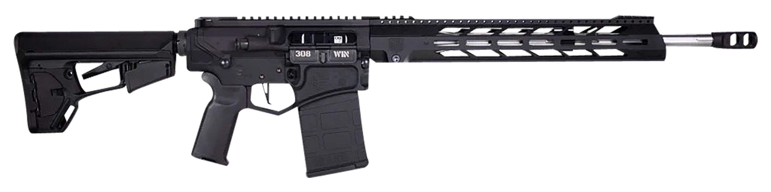 Diamondback DB1059C001 DB10 308 Win 18" 20+1 Black Adjustable Magpul ACS-L Stock Black Magpul MOE-K2+ Grip