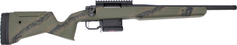 GLFA SUB-1 BOLT ACTION 308 WIN 18" SS FLUTED CF STOCK GREEN