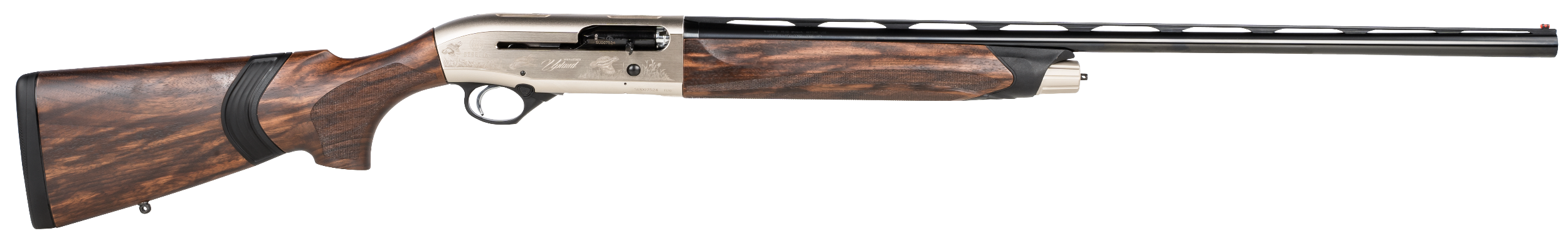 Beretta USA J40AN28 A400 Upland 20 Gauge 28" Black Barrel 3" 2+1, Nickel Engraved Metal, & Xtra Grain Walnut Kick-Off Stock