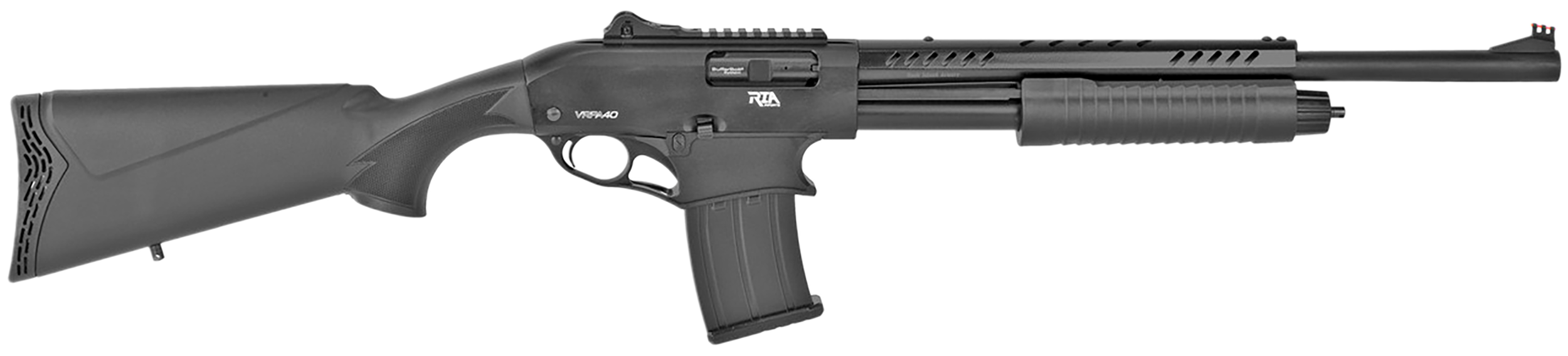 Rock Island VRPA40 VRPA40  12 Gauge 3" 20" 5+1 Marine Black Anodized Rec Black Synthetic Stock Right Hand
