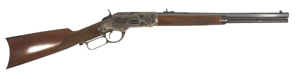 Cimarron CA2011G35 1873 Saddle Full Size 45 Colt (Long Colt) 10+1 18" Blued Octagon Barrel, Color Case Hardened Stainless Steel Receiver, Walnut Checkered Stock, Right Hand