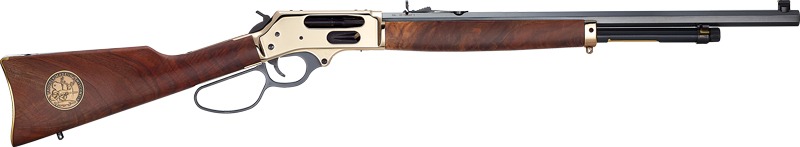Henry Brass Side Gate Wisconsin Tribute 45-70 Govt 22" 4rd Rifle