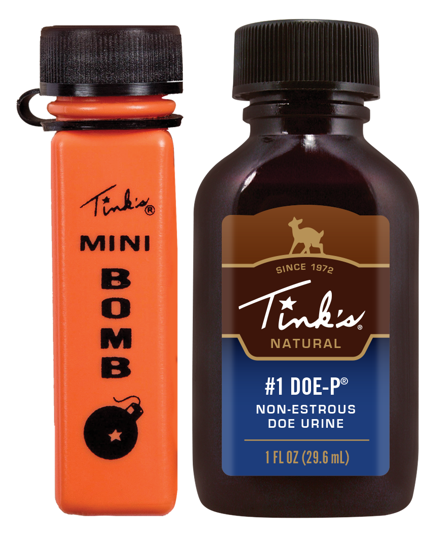 Tinks W6249 #1 Doe-P w/Mini Bomb Deer Attractant Doe Urine Scent 1oz Bottle