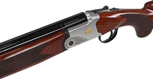 IVER JOHNSON 600LW O/U 12GA 3" 30"VR SILVER BLACK WALNUT