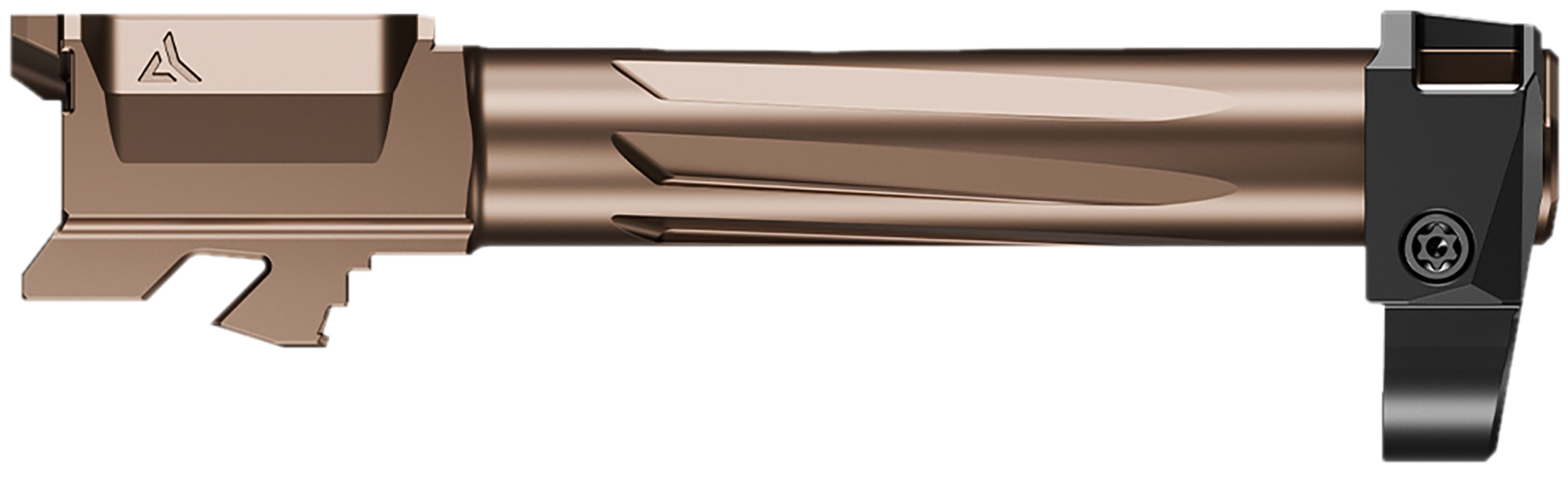 Radian Weapons R0860 Ramjet & Afterburner Combo 9mm Luger Compatible w/ Glock 43X, Bronze Stainless Steel