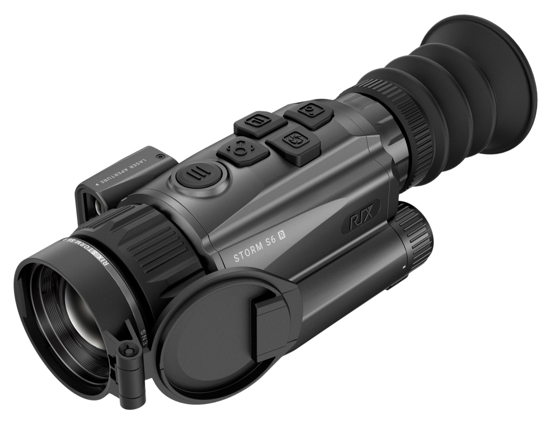 Rix Optics (visir Inc) RIXSTORMS6R Storm S6 Thermal Black 50mm 2x Zoom 640x512, 12 Microns 50 Hz Resolution