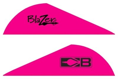 BOHNING BLAZER VANES 2" SOLID HOT PINK 36PK