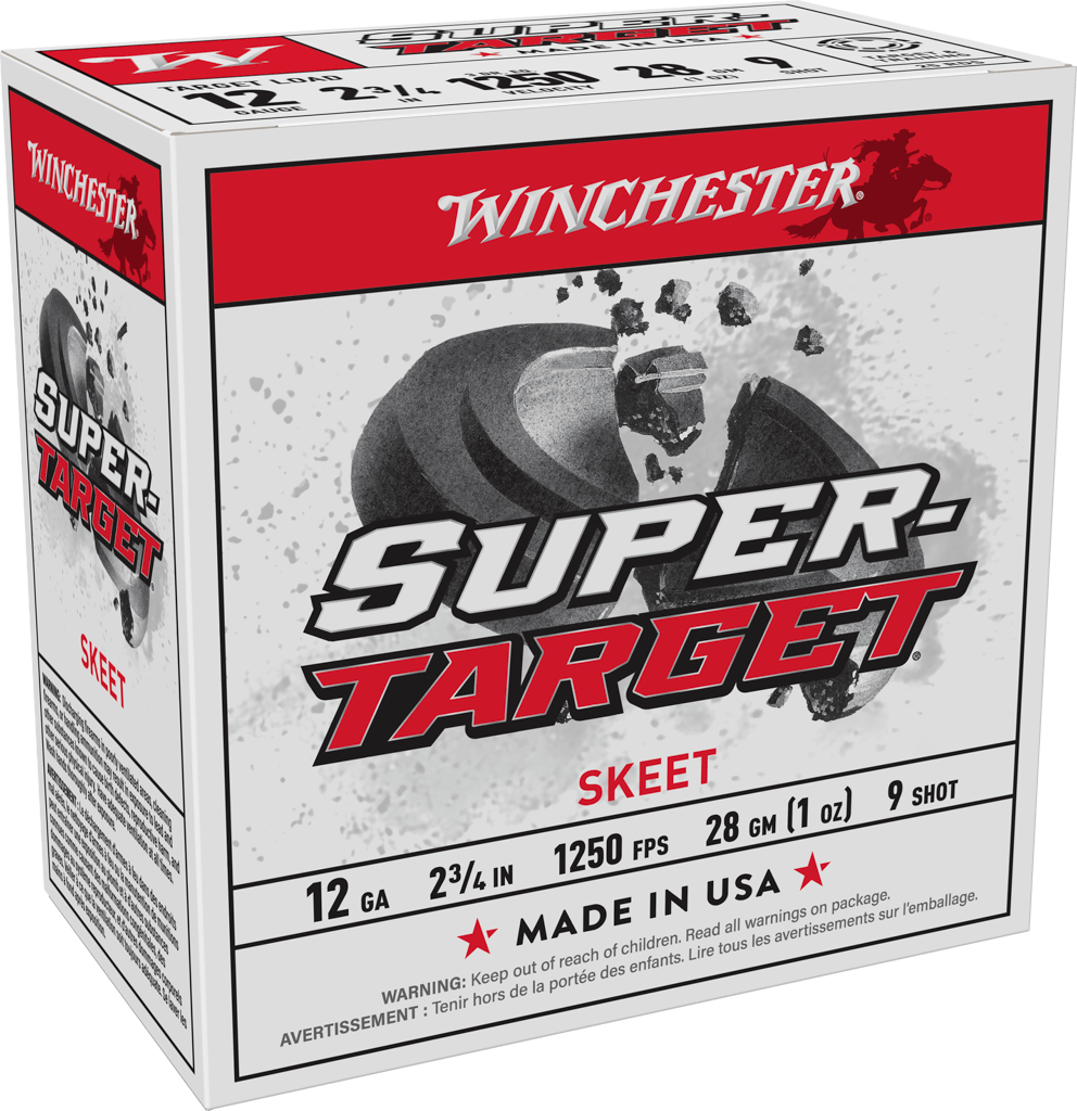Winchester Ammo TRGT12509 Super-Target Light Target 12Gauge 2.75" 1oz 9Shot 25 Per Box/10 Case