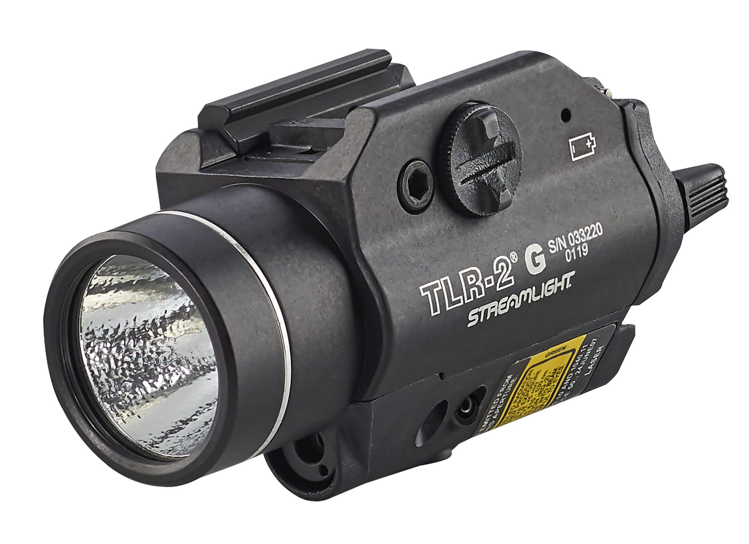 Streamlight 69250 TLR-2 G Gun Light  Black Anodized 300 Lumens White LED/Green Laser