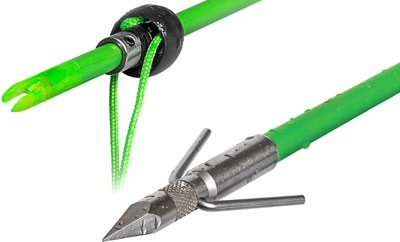TRUGLO BOWFISHING SPEED SHOT ARROW W/STD POINT & SLIDE