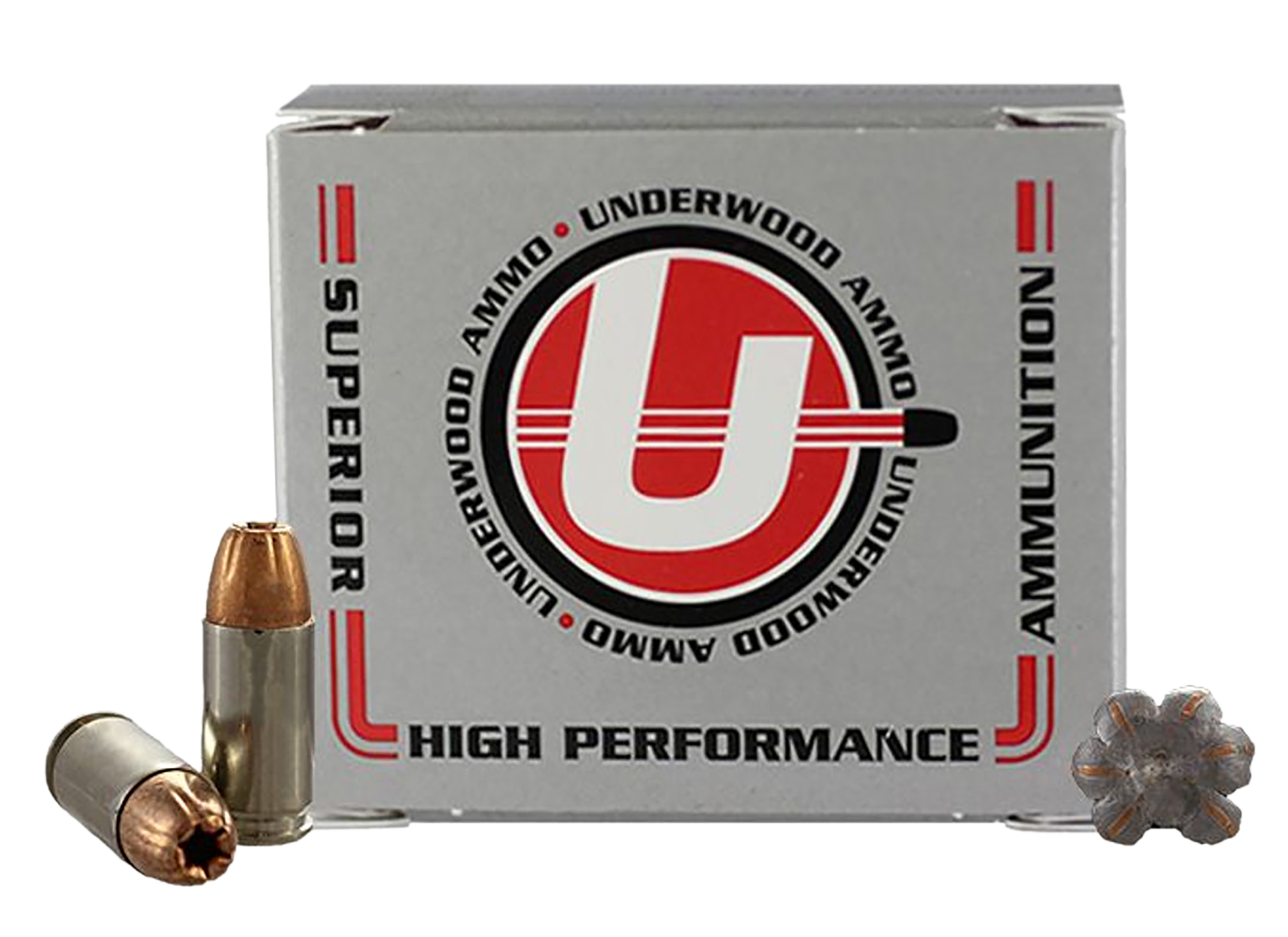 Underwood Ammo 114 XTP 9mmLuger 124gr Jacketed Hollow Point 20 Per Box/10 Case