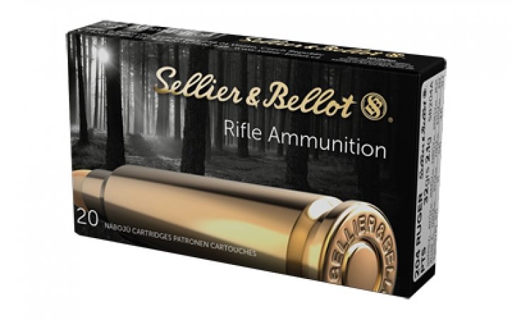 SELLIER & BELLOT 204 RUGER 32GR PTS 20RD BOX 50 BOXES PER CASE
