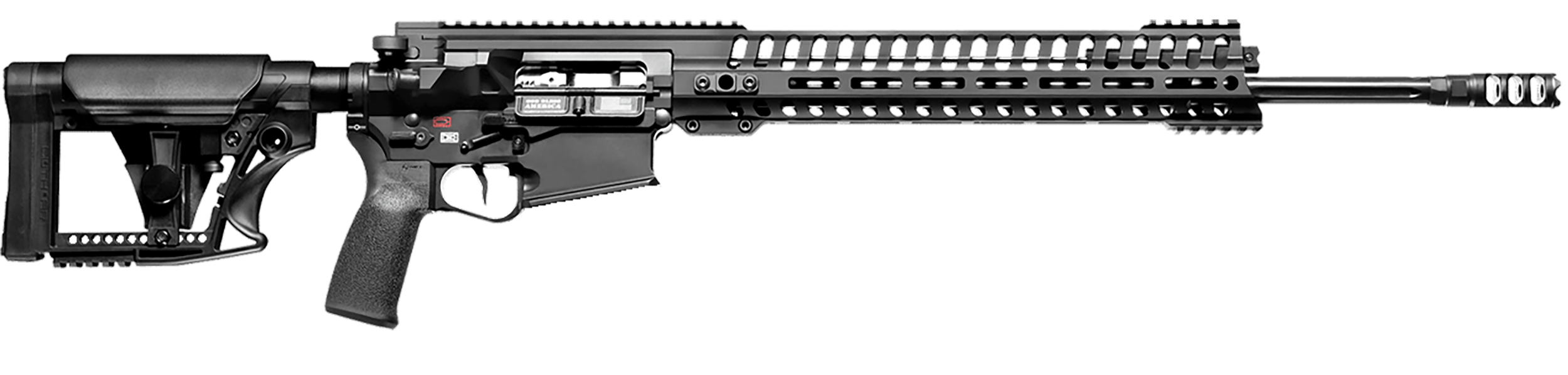 Patriot Ordnance Factory 01564 Revolution Gen4 6.5 Creedmoor 20" 20+1 Black Hard Coat Anodized Adjustable Magpul PRS Stock 14.5" M-LOK
