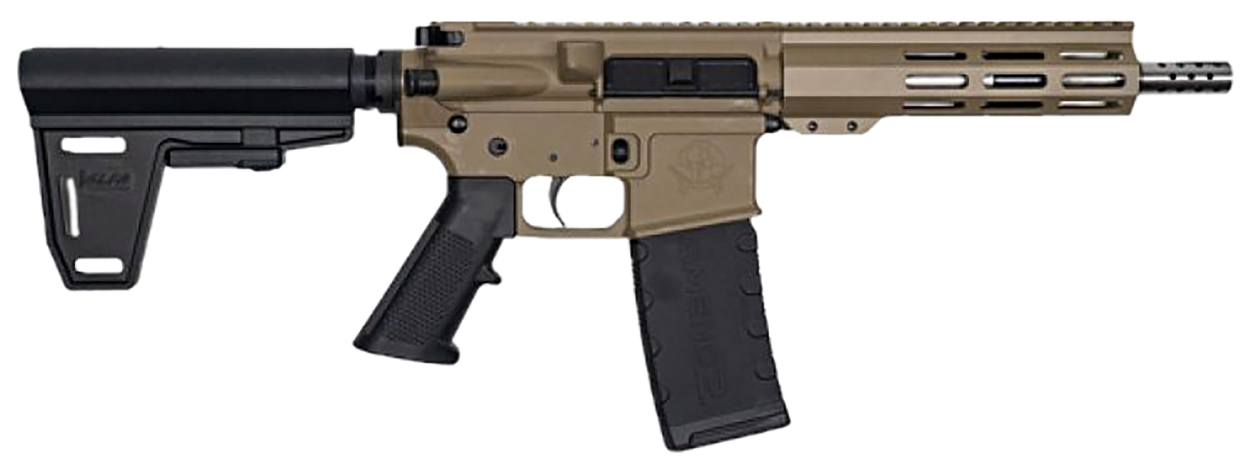 Great Lakes Firearms GL15223SSPB FDE/SS   223 Wylde 7.50"