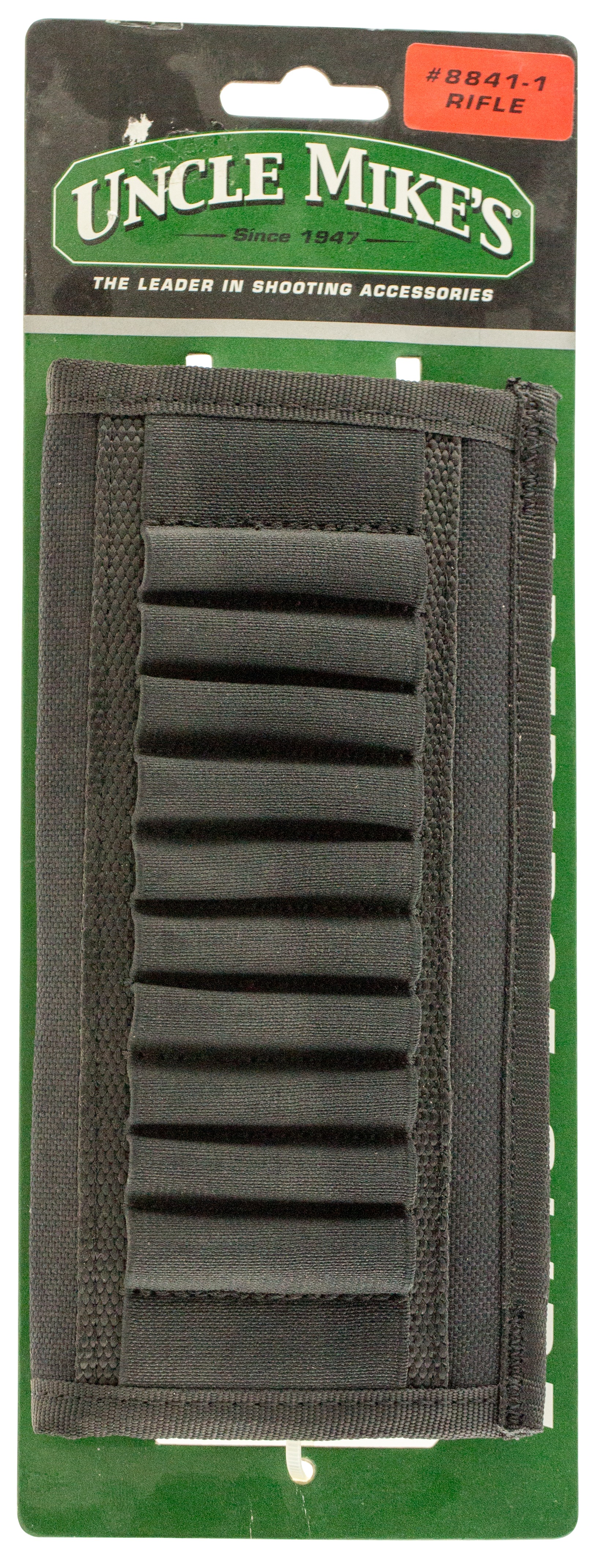Uncle Mike's 88411 Cartridge Slide Rifle Black Nylon 2.25" 10rd