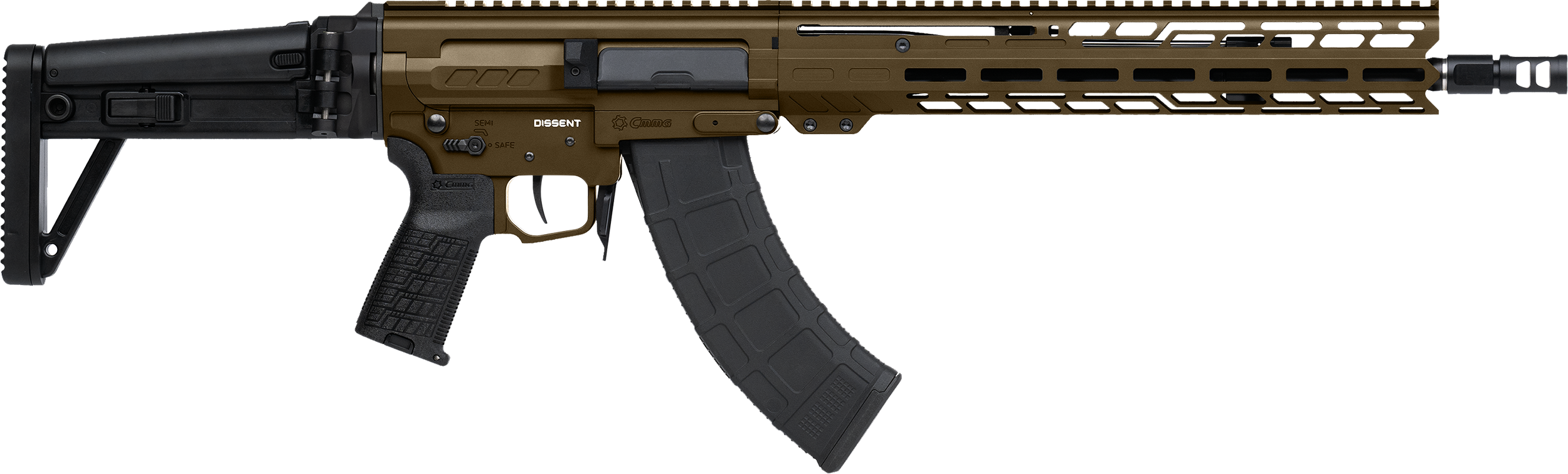 CMMG 86A7F0B-MB  DISSENT MK4 762X39 14.3 PW  MDBRZ