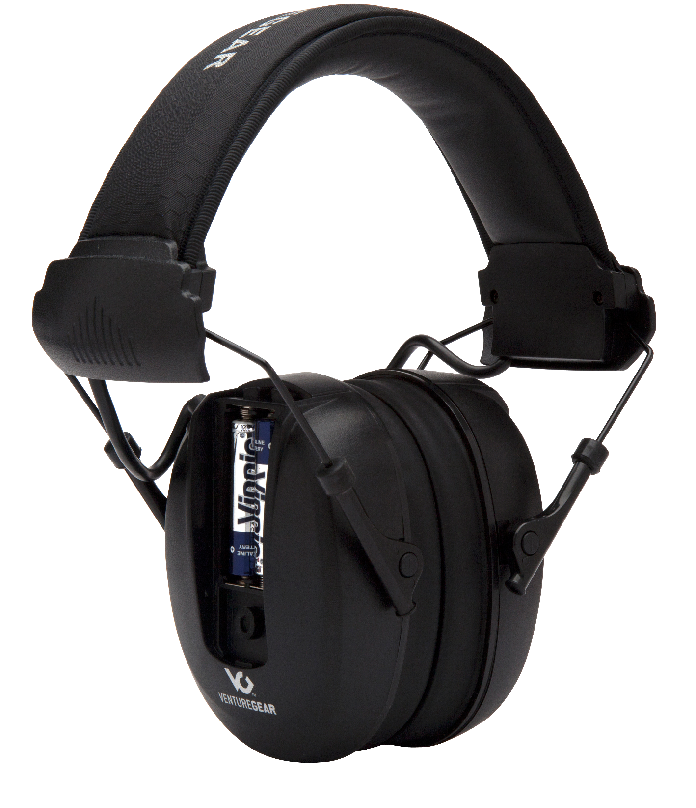 Pyramex VGPME10 Venture Gear Clandestine Electronic Muff 24 dB Over the Head Black Adult 1 Pair