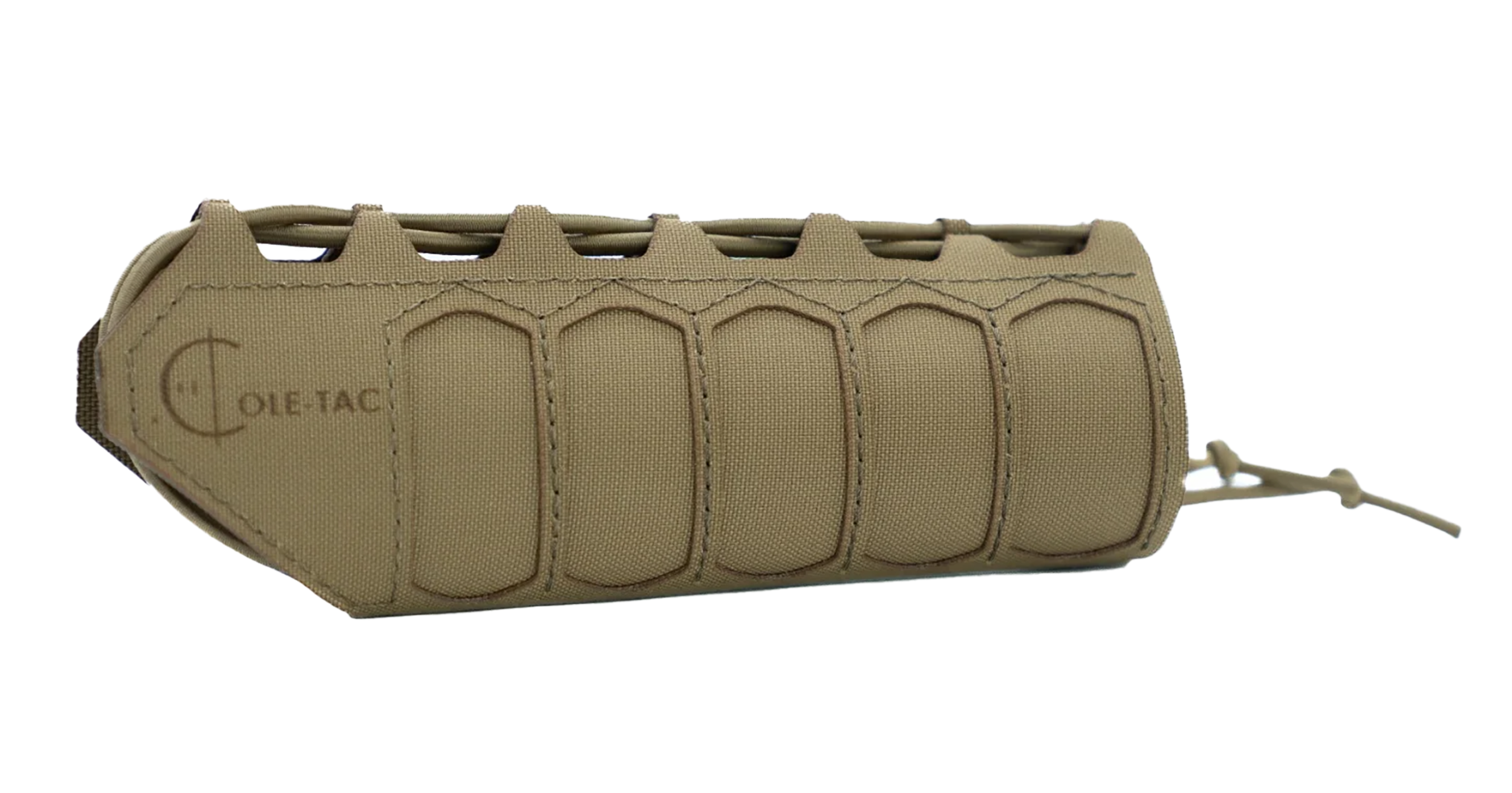 Cole-tac HG102 SD Handguard Wrap No Slots Coyote Brown Squadron 6.5" Long