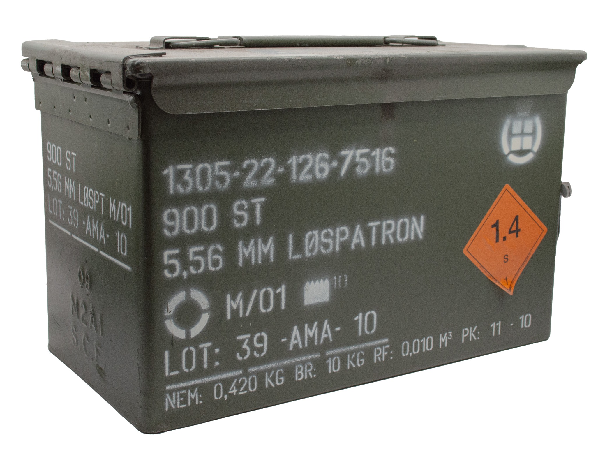 DENEX 5.56X45 M200 BLANK M2A1 CAN 900/1 (80)