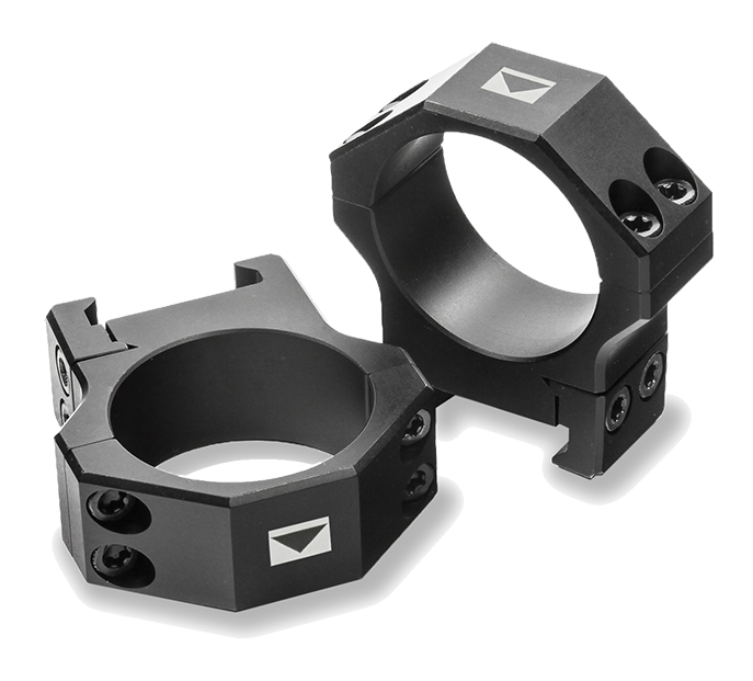 Steiner 5957 H-Series Lightweight Matte Black Steel 30mm Tube Low, Picatinny Rail