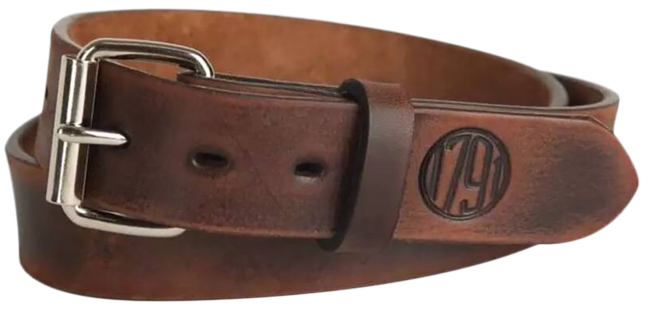 1791 Gunleather BLT013640VTGA 01 Gun Belt Vintage Leather 36/40 1.50" Wide Buckle Closure